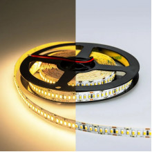 Лента LED 12В IP20 SMD3014 240/м, б/теп, 24Вт/м, 2800-3000K, 2400Лм/м, 5м/ц.1м, Eleganz LUX 