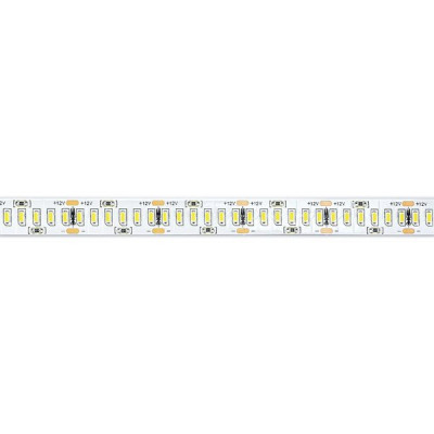 Лента LED 12В IP20 SMD3014 240/м, б/теп, 24Вт/м, 2800-3000K, 2400Лм/м, 5м/ц.1м, Eleganz LUX 