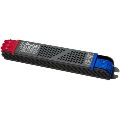 Блок питания 12V  60W, IP20, металл решетка узкий с клеммами, 150*20*20, HHANG
