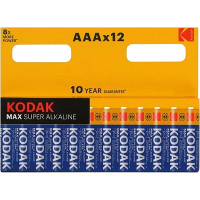 Батарейка Kodak AAA LR03 MAX Super Alkaline [BL12/120] [KD LR03/12BL MAX]