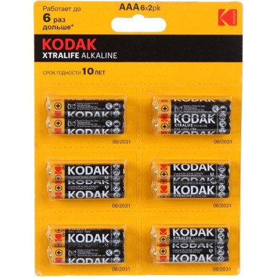 Батарейка Kodak AAA LR03 XTRALIFE Alkaline [BL12/144] [KD LR03/12BL]