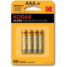 Батарейка Kodak AAA LR03 ULTRA PREMIUM Alkaline [BL4/40] [KD LR03/4BL UP]