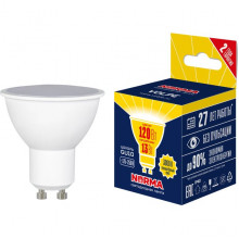 Лампа LED GU10/MR16 софит, 13W, 3000K, 1150Лм, VOLPE NORMA [LED-JCDR-13W/3000K/GU10/NR]