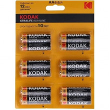 Батарейка Kodak AA LR06 XTRALIFE Alkaline [BL12/144] [KD LR6/12BL]