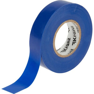 Изолента ПВХ 19мм*20м*0,18мм, PRO, синяя, KRANZ [KR-09-2805]