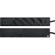 Сетевой фильтр  2м, 4 розетки, 16А/2500Вт, 3x1.5, 4хUSB, Cablexpert Exnovo [EXN-4-U4-B-2] чёрный