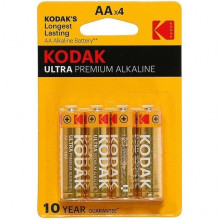 Батарейка Kodak AA LR06 ULTRA PREMIUM Alkaline [BL4/40] [KD LR6/4BL UP]