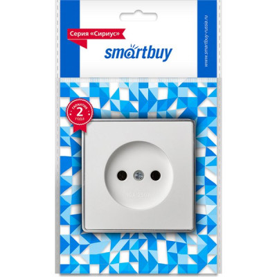 Розетка о/у 2P 10А, SmartBuy 