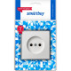 Розетка о/у 2P 10А, SmartBuy 