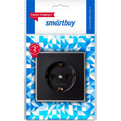 Розетка о/у 2P+E 16А, SmartBuy 