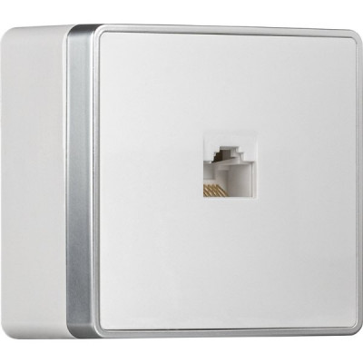 Розетка о/у компьютерная 1xRJ45, SmartBuy 