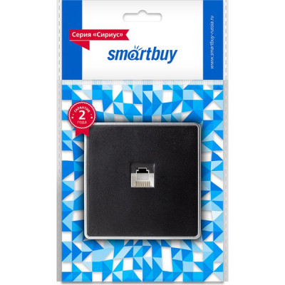 Розетка о/у компьютерная 1xRJ45, SmartBuy 