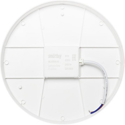 Светильник ЖКХ LED с д/д 30W круг, 6500K, 2400Лм, IP65, 220*50, Smartbuy [SBL-BTR30-65ms] матовый