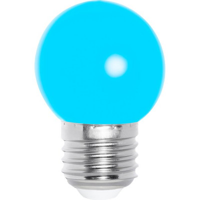 Лампа LED декоративная, E27/G45 шар, 1W, синяя 3000K, Smatrbuy [SBL-G45B-01-E27]