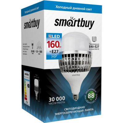 Лампа LED E27/T160 цилиндр, 160W, 6500K, 13000Лм, Smartbuy [SBL-HP-160-65K-E27]