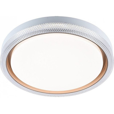 Светильник настенно-потолочный LED 80W, 3000-6000K, 5600Лм, 380*380*100, PL [2121/350 WH+GD]
