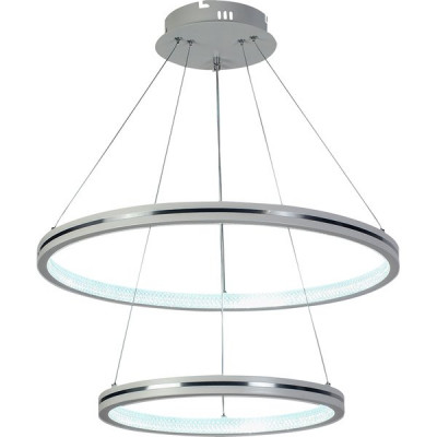 Люстра подвесная LED  114W, ПДУ 3000-6000K, 7900Лм, 600*600*1000, PL [6041/2 WHT] белый