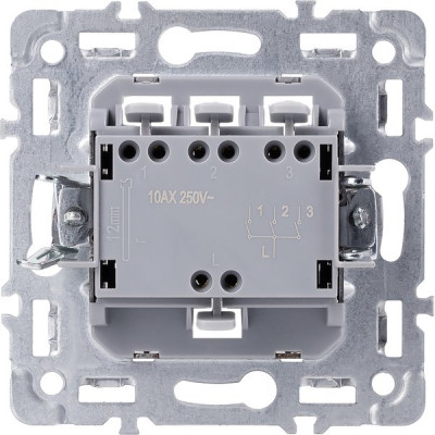 Выключатель с/у 3-кл 10А, IP20, Smartbuy Капелла [SBE-09w-10-SW3-0] белый soft touch