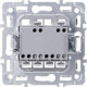 Выключатель с/у 2-кл 10А, IP20, с подсветкой, Smartbuy Капелла [SBE-09b-10-SW2-1] черный soft touch