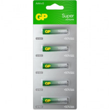 Батарейка GP AAA LR03 Super G-TECH Alkaline [BL5/60] [GP 24AA21-2CRSC5]