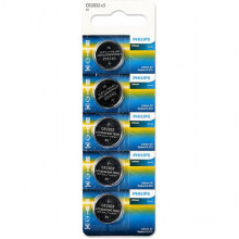 Батарейка Philips CR2032 Lithium [BL5/100] [PH CR2032/5BL]