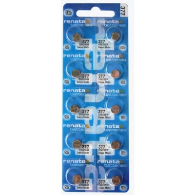 Батарейка Renata AG4/LR66/LR626/377 [BL10/200] [RN 377 SR626SW/10BL]