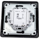 Выключатель с/у 1-кл 10А, IP20, в сборе, Schneider Electric Glossa [GSL000712][15] антрацит