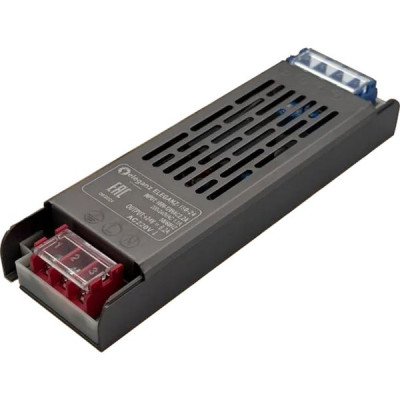 Блок питания 24V 150W, IP44, металл решетка тонкий PRO SILVER [ELEGANZ-150-24]