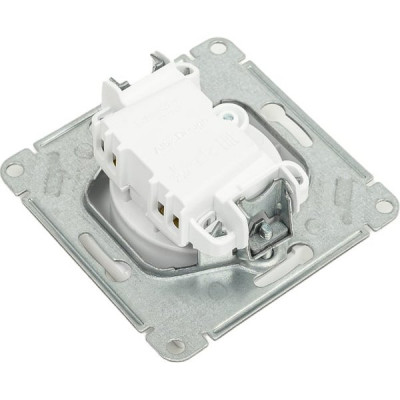 Розетка с/у 2P 16A, IP20, со шторками, Schneider Electric ATLASDESIGN [ATN000449][10] жемчуг