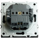 Розетка с/у 2P+E 16A, IP20, со шторками, STEKKER Эмили [RST16-5110-05] черный уголь soft touch