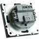 Выключатель с/у 1-кл 10А, IP20, STEKKER Эмили [RSW10-5103-05] черный уголь soft touch