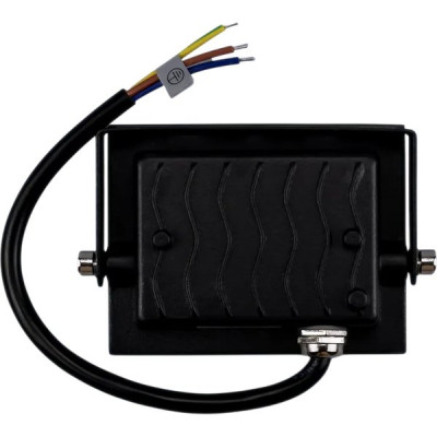 Прожектор LED  10W, 6000K, IP65, SMD, 950Лм, lux тонкий, Eleganz [1203] черный