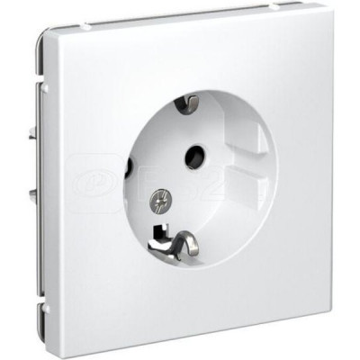 Розетка с/у 2P+E 16A, IP20, Schneider Electric ARTGALLERY [GAL000143] белый