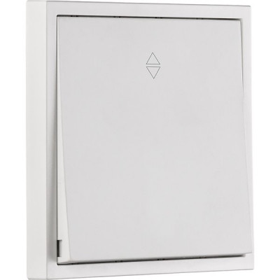 Переключатель с/у 1-кл 10А, IP20, Smartbuy Капелла [SBE-09w-10-SW12-0] белый soft touch