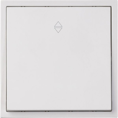 Переключатель с/у 1-кл 10А, IP20, Smartbuy Капелла [SBE-09w-10-SW12-0] белый soft touch