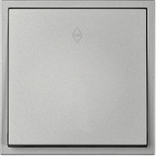 Переключатель с/у 1-кл 10А, IP20, Smartbuy Капелла [SBE-09s-10-SW12-0] серебро soft touch