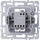 Переключатель с/у 1-кл 10А, IP20, Smartbuy Капелла [SBE-09s-10-SW12-0] серебро soft touch