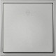 Переключатель с/у 1-кл 10А, IP20, Smartbuy Капелла [SBE-09s-10-SW12-0] серебро soft touch