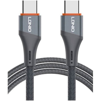 Кабель Type-C - Type-C, 1.0м, 100Вт, LDNIO LC631C [LD_C3861] High power, E-marker chip, Gray