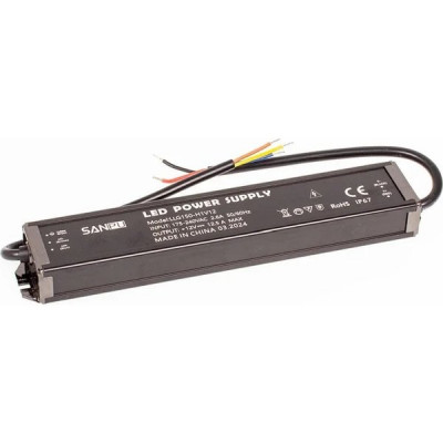 Блок питания 12V 150W, IP67, металл влагозащищенный MINI премиум, SanPU [LLG150-H1V12]