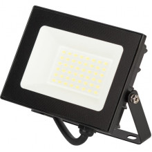 Прожектор LED  30W, 6500K, IP65, SMD, 3000Лм, призма, Эра PRO [LPR-062-0-65K-030] черный 