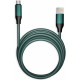 Кабель USB - microUSB, 1.0м, 3A, супертолстый, SmartBuy [IK-12BOLD-MINT] мятный