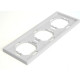 Рамка 3п, IP20, STEKKER Эмили [PFR00-5003-01] белый фарфор soft touch