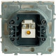 Розетка с/у TV одиночная, IP20, STEKKER Эмили [RST00-5108-01][12] белый фарфор soft touch