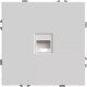 Розетка с/у компьютерная 1xRJ45, IP20, STEKKER Эмили [RST00-5117-01][12] белый фарфор soft touch