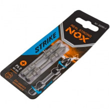 Бита для шуруповерта PH2 x 60мм, 1/4, S2, цена за уп/2шт, NOX STRIKE [333260-2]