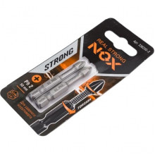 Бита для шуруповерта PH2 x 50мм, 1/4, S2, цена за уп/2шт, NOX STRONG [336250-2]