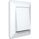 Рамка 1п, IP20, Schneider Electric ATLASDESIGN AIR [ATN220101] глянец белый/дымчатый
