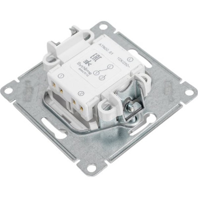 Переключатель с/у 1-кл 10А, IP20, Schneider Electric ATLASDESIGN [ATN001361] лотос