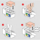 Розетка с/у TV+RJ45 кат.5e, IP20, Schneider Electric ATLASDESIGN [ATN001389] лотос